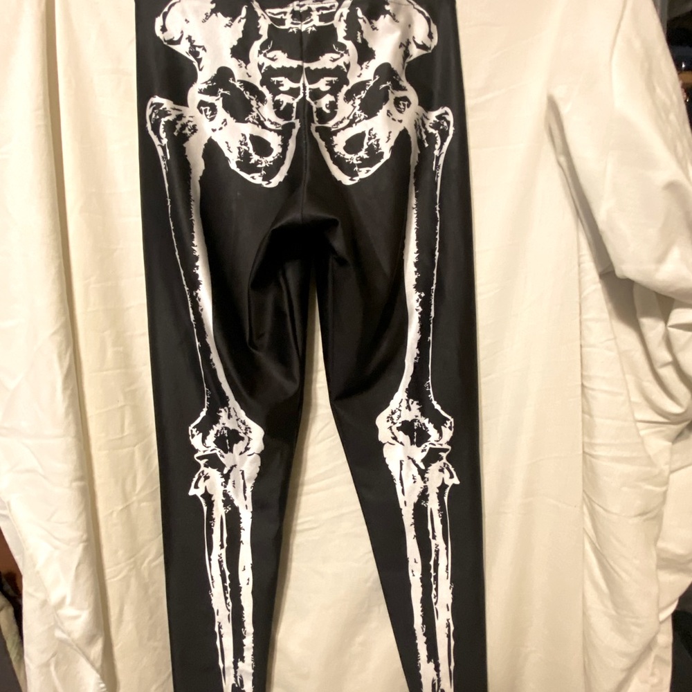 BlackMilk Leg Bones Leggings Size Medium